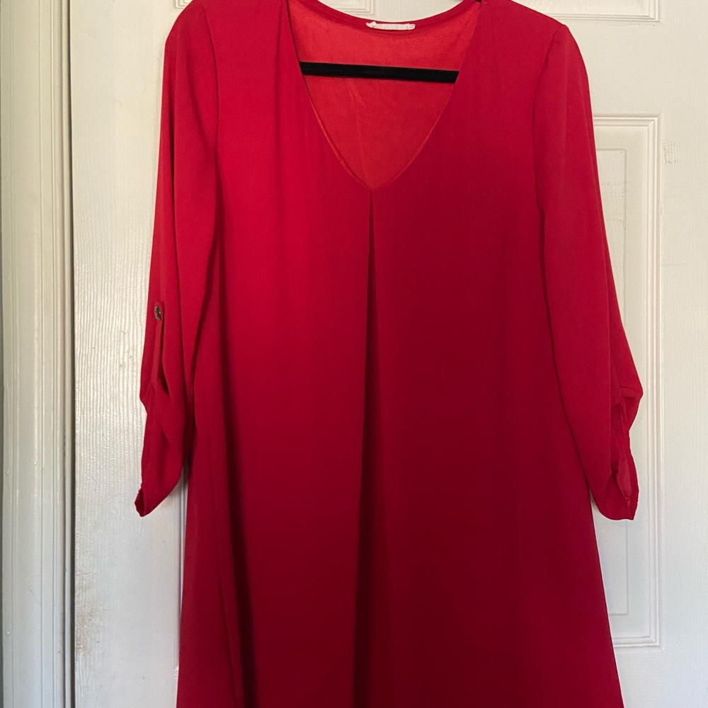 Red dress